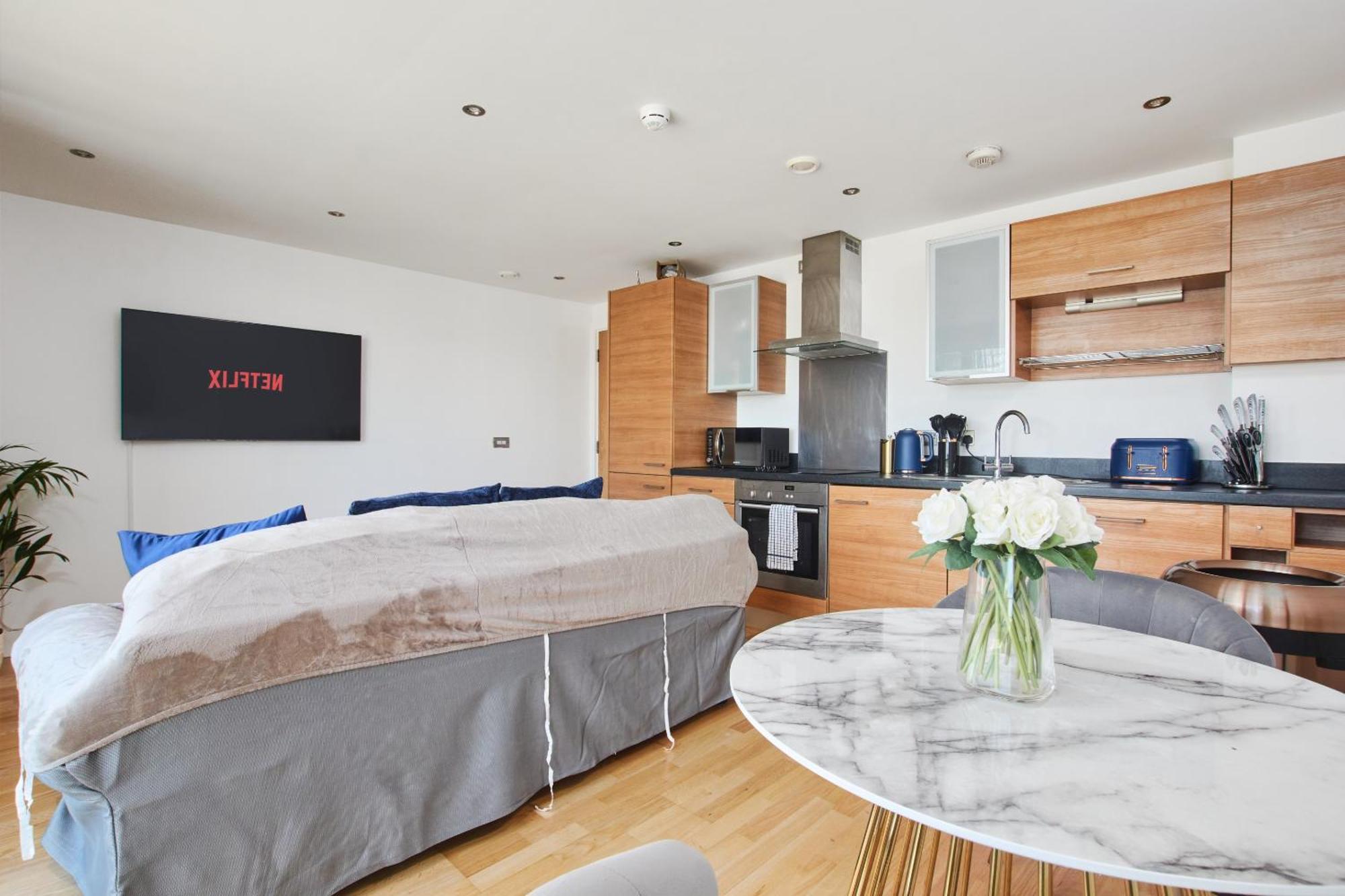 King Deluxe City Apt Large Balcony& Free Parking! Leeds  Bagian luar foto